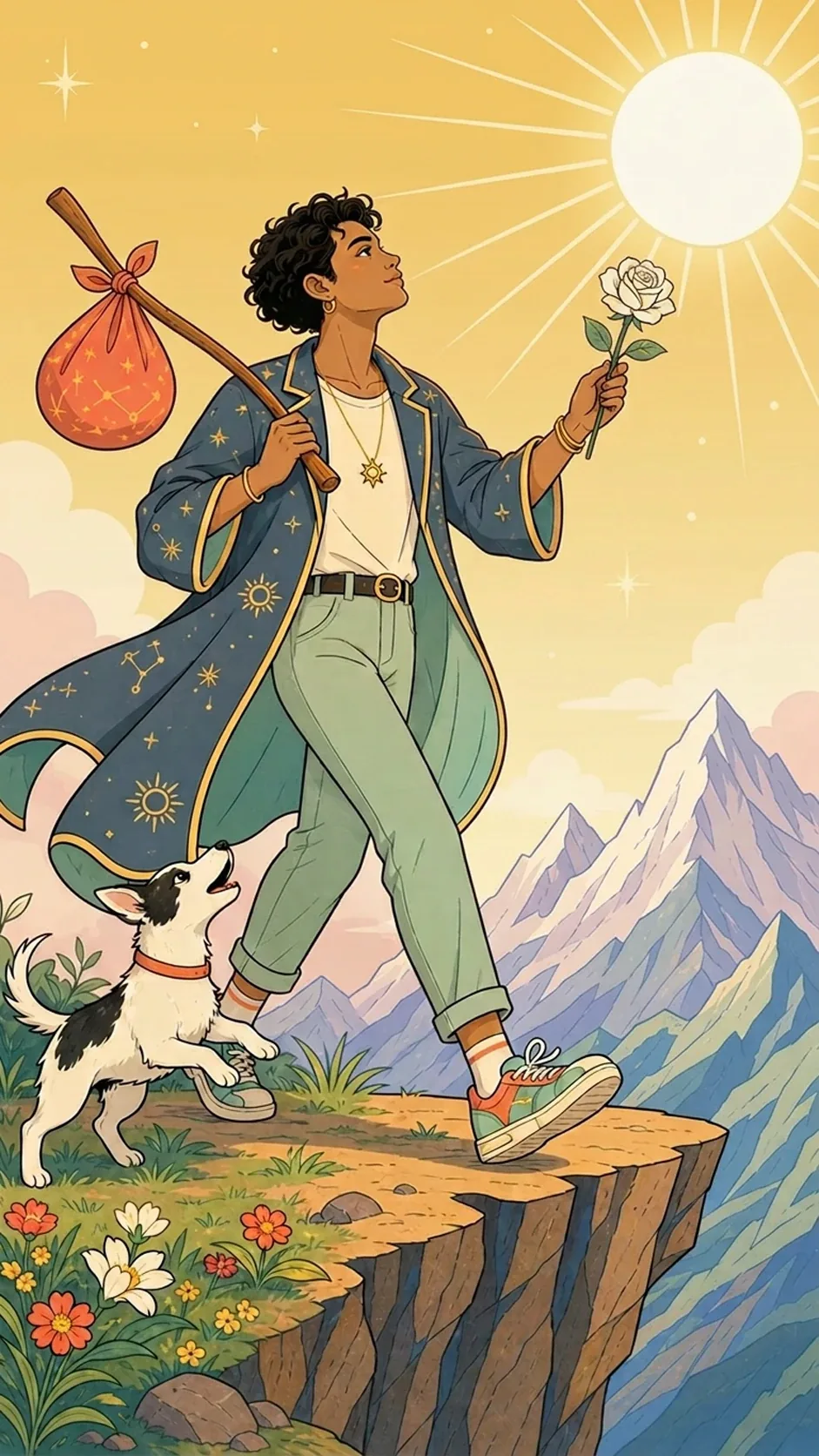 The Fool — Rider-Waite-Smith tarot card