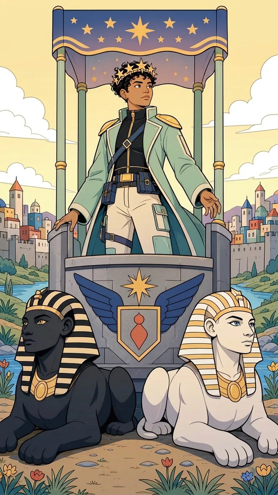 The Chariot — Rider-Waite-Smith tarot card