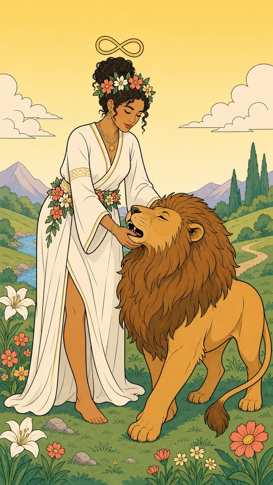 La Force — carte du tarot Rider-Waite-Smith