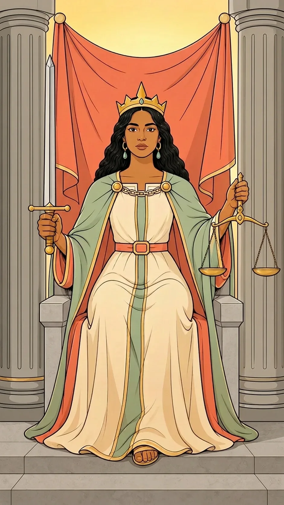 Justice — Rider-Waite-Smith tarot card