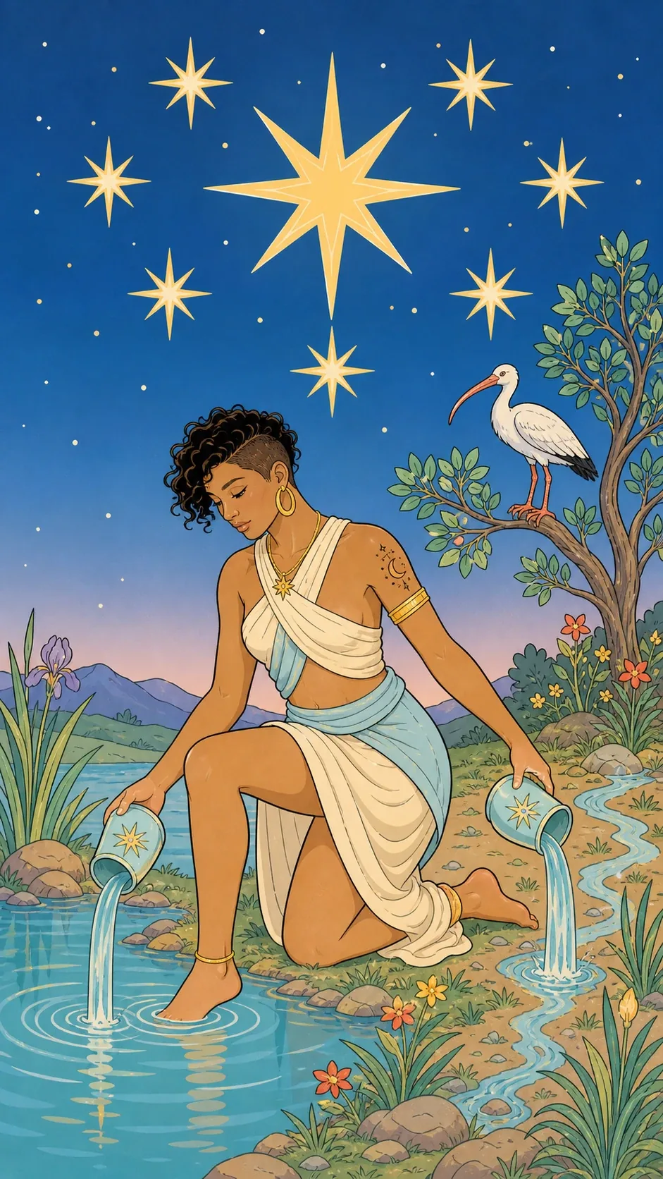 The Star — Rider-Waite-Smith tarot card
